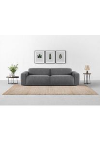 Trendmanufaktur Big-Sofa &raquo;Braga, mit hochwertigem Kaltschaum, Megasofa, in Cord erh&auml;ltlich&laquo; modernes Big-Sofa, Couch mit hohem Sitzkomfort, 254/72/107
