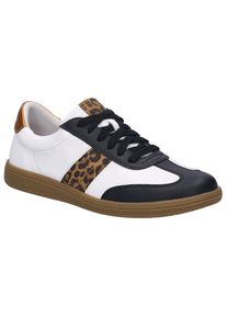 Josef Seibel Sneaker &raquo;Joleen 03&laquo; , Retro Sneaker, Schn&uuml;rschuh, Komfortschuh mit Leo-Muster bunt, Gr&ouml;&szlig;e 42