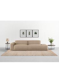 Trendmanufaktur Big-Sofa &raquo;Braga, mit hochwertigem Kaltschaum, Megasofa, in Cord erh&auml;ltlich&laquo; modernes Big-Sofa, Couch mit hohem Sitzkomfort, 277/72/107