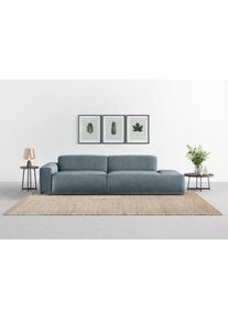 Trendmanufaktur Big-Sofa &raquo;Braga, mit hochwertigem Kaltschaum, Megasofa, in Cord erh&auml;ltlich&laquo; modernes Big-Sofa, Couch mit hohem Sitzkomfort, 277/72/107