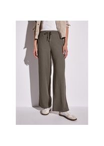 Street One Stoffhose Sommerhose mit Struktur braun, Gr&ouml;&szlig;e 38