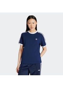 adidas originals T-Shirt &raquo;3-STREIFEN&laquo; ohne Verschluss, mit Rippdetails, aus Baumwolle und Elasthan blau, Gr&ouml;&szlig;e XXL