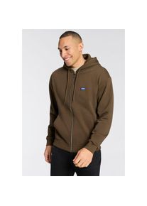 HUGO Blue Kapuzensweatjacke &raquo;Nadarasi&laquo; mit Logo-Badge