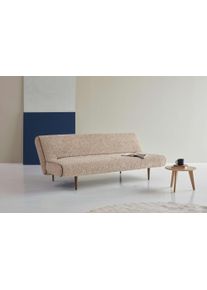 Schlafsofa INNOVATION LIVING &trade; "Unfurl Bettsofa, super Strukturstoff, G&auml;stebett, Breite 200cm", beige, B:200cm H:81cm T:98cm, 100% Polyester, Sofas, Schlafsofa, Design & Komfort im Einklang. Zeitlose Optik mit Wohlf&uuml;hlkomfort