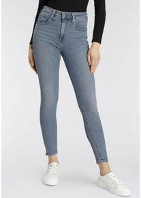 Levi's Skinny-fit-Jeans LEVI'S "721 HIGH RISE SKINNY", Damen, Gr. 29, L&auml;nge 34, blau (blau used, denim), Denim/Jeans, Obermaterial: 85% Baumwolle, 7% Lyocell, 6% Elastomultiester, 2% Elasthan, skinny fit lang, Jeans Skinny-fit-Jeans, mit hohem Bund