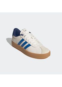 Sneaker adidas Sportswear "VL COURT 3.0", Herren, Gr. 48, wei&szlig; (core wei&szlig;, bright royal, dunkelblau), Leder, Synthetik, Schuhe Sneaker, inspiriert vom Design des adidas samba