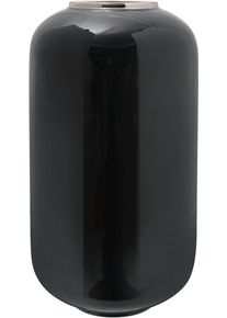 Dekovase Kayoom "Vase Art Deco 275", gr&uuml;n, B:24cm H:48,5cm T:24cm &Oslash;:24cm, Metall, Vasen, Dekovase