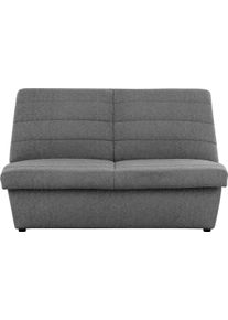 2-Sitzer "LOOKS VIII", grau (steel), B:145cm H:92cm T:103cm, 100% Polyester, LOOKS by Wolfgang Joop, Sofas, 2-Sitzer, Quersteppung, ohne Armlehnen, in zwei verschiedenen Gr&ouml;&szlig;en