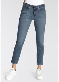 Levi's Slim-fit-Jeans LEVI'S "712 SLIM WELT POCKET", Damen, Gr. 28, L&auml;nge 30, blau (blau wave mid), Denim/Jeans, Obermaterial: 85% Baumwolle, 7% Lyocell, 6% Elastomultiester, 2% Elasthan, slim fit, Jeans Slim-fit-Jeans