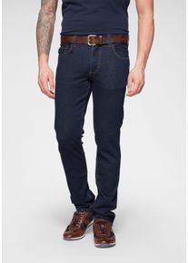 Straight-Jeans Mustang "Style Washington Straight", Herren, Gr. 31, L&auml;nge 30, schwarz (super schwarz), Denim/Jeans, Obermaterial: 99% Baumwolle, 1% Elasthan, unifarben, straight fit lang, Jeans Straight-Jeans, mit Rei&szlig;verschluss