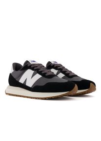 Sneaker New Balance "M237", Herren, Gr. 47,5, schwarz-wei&szlig; (schwarz, wei&szlig;), Leder, Textil, Schuhe Sneaker, vom New Balance 327 inspiriert