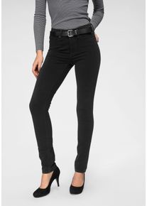 Levi's Slim-fit-Jeans LEVI'S "311 SHAPING SKINNY", Damen, Gr. 33, L&auml;nge 32, schwarz, Denim/Jeans, Obermaterial: 78% Baumwolle, 21% Polyester, 1% Elasthan, leichte Abriebeffekte, skinny fit lang, Jeans Slim-fit-Jeans, im 5-Pocket-Stil