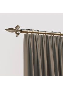 Gardinenstange Indeko "Genua", silber (silberfarben), L:110cm &Oslash;:16mm, Eisen, Gardinenstangen, Gardinenstange