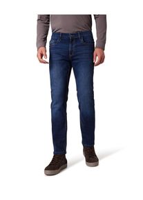 Straight-Jeans "Rando Dicke N&auml;hte", Herren, Gr. 42, L&auml;nge 30, blau (blau, schwarz used whisker), Denim/Jeans, Obermaterial: 99% Baumwolle, 1% Elasthan, Pioneer Authentic Jeans, Jeans Straight-Jeans
