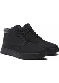 Schn&uuml;rboots Timberland "MAPLE GROVEMID LACE UP SNEAKER", Herren, Gr. 42, schwarz (schwarzout), Leder, Schuhe Schn&uuml;rboots, Winterschuhe, Sneakerboots, Winterboots