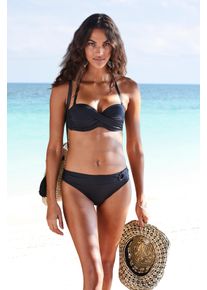 B&uuml;gel-Bandeau-Bikini-Top s.Oliver "Rome", Damen, Gr. 42, Cup B, schwarz, Polyamid, unifarben, Bikini-Oberteile B&uuml;gel-Bandeau-Bikini-Top, in Wickeloptik, Topseller