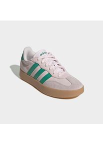 Sneaker adidas Sportswear "BARREDA", Damen, Gr. 43, rosa (almost pink, semi court gr&uuml;n, ice lila), Leder, Synthetik, Schuhe Sneaker, inspiriert vom Design des adidas handball spezial