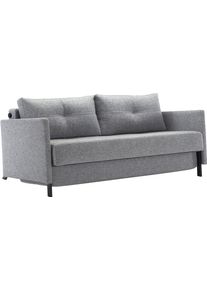 Schlafsofa INNOVATION LIVING &trade; "Cubed Klappsofa, hochwertige Schlaffunktion, Design und extra Komfort", beige (612 sand), B:154cm H:77cm T:103cm, Sofas, Schlafsofa, Frontauszug, sehr platzsparend, abgewinkelt Sitzen, waagerecht liegen