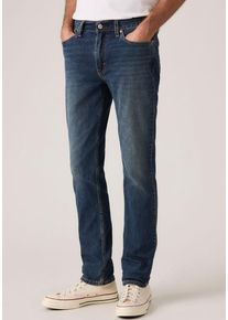 Levi's Slim-fit-Jeans LEVI'S "511 SLIM", Herren, Gr. 30, L&auml;nge 32, blau (river bank cool), Denim/Jeans, Obermaterial: 99% Baumwolle, 1% Elasthan, skinny fit kn&ouml;chellang, Jeans Slim-fit-Jeans, mit Stretch
