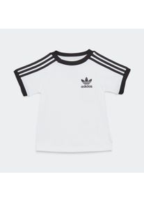 T-Shirt adidas originals "3STRIPES TEE", Jungen, Gr. 74, wei&szlig;, Obermaterial: 100% Baumwolle, Rundhals, Shirts T-Shirt