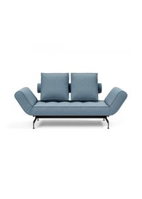 3-Sitzer INNOVATION LIVING &trade; "Ghia Schlafsofa mit Taschenfederkern, Breite 210cm, Tiefe 93cm", blau (hellblau), B:178cm H:83cm T:93cm, Sofas, 3-Sitzer, eine gro&szlig;e Liegefl&auml;che mit geringer Stellfl&auml;che, beidseitig abklappbar