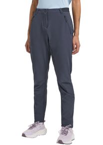 Softshellhose Jack Wolfskin "GEIGELSTEIN SLIM PANTS W", Damen, Gr. 36, Normalgr&ouml;&szlig;en, grau (graphite), Obermaterial: 91% Polyester, 9% sonstige Fasern, Hosen Softshellhose