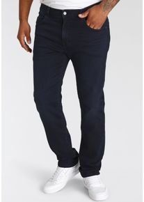 Straight-Jeans "Rando", Herren, Gr. 38, L&auml;nge 32, blau (blau schwarz used whisker), Denim/Jeans, Obermaterial: 99% Baumwolle, 1% Elasthan, Pioneer Authentic Jeans, regular fit lang, Jeans Straight-Jeans