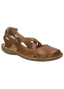 Sandale Josef Seibel "Rosalie 13", Damen, Gr. 37, braun (cognacfarben), Leder, Schuhe Sandale, Sommerschuh, Sandalette, Riemchensandale, im Used-Look