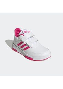 Klettschuh adidas Sportswear "TENSAUR HOOK AND LOOP", M&auml;dchen, Gr. 28, pink (cloud wei&szlig;, team real magenta, core schwarz), Synthetik, Textil, Schuhe Klettschuh, f&uuml;r Kinder & Jugendliche