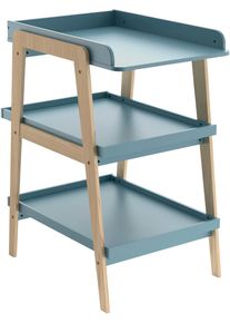 Wickelkommode Demeyere Group "Tsuga", blau (balu), B:58cm H:101,2cm T:75cm, MDF, Wickelkommoden, Wickelkommode, Wickelkommode PRAKTISCHE DESIGN