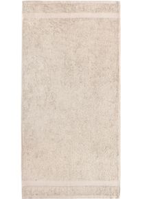 Strandtuch Dyckhoff "Planet", beige (sand), B:70cm L:200cm, Walkfrottier, Obermaterial: 100% Baumwolle, Handt&uuml;cher, Strandtuch