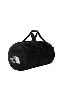 Sporttasche The North Face "BASE CAMP DUFFEL - M", M&auml;dchen, Gr. B/H/T: 64,5cm x 35,6cm x 35,6cm, schwarz (tnf schwarz, tnf wei&szlig;), Polyester, Taschen Sporttasche, f&uuml;r Sport und Outdoor, mit abnehmbarem und verstellbarem Schultergurt