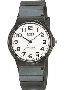 Quarzuhr, schwarz (wei&szlig;, schwarz, wei&szlig;), CASIO TIMELESS COLLECTION, Armbanduhren, Damen, schwarz, Quarzuhr, Armbanduhr, Damenuhr, Jugendliche, Resinarmband