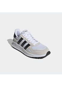 Sneaker adidas Sportswear "RUN 84", Herren, Gr. 49, wei&szlig; (cloud wei&szlig;, core schwarz, crystal wei&szlig;), Leder, Synthetik, Textil, Schuhe Sneaker, inspiriert vom Design des adidas LA Trainer, Topseller