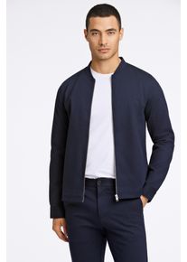 Funktionshemd LINDBERGH "Overshirt", Herren, Gr. S, N-Gr, blau (navy mix), Stoff, Obermaterial: 75% Polyester, 22% Viskose, 3% Elasthan, slim fit normal, Rundhals, &Auml;rmel mit &Auml;rmelschlitz 1-Knopf-Manschette mit Kn&ouml;pfen, Hemden Funktionshemd, mit Stretch