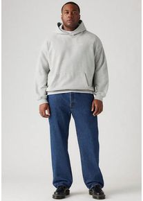 LEVI'S&reg; PLUS Straight-Jeans LEVI'S PLUS "501 LEVI'SORIGINAL B&T", Herren, Gr. 40, L&auml;nge 32, blau (schwarz indigo flat), Denim/Jeans, Obermaterial: 100% Baumwolle, straight fit, Jeans Straight-Jeans