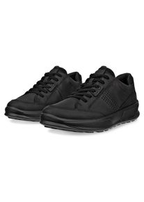 Sneaker Ecco "ByWay 2.0", Herren, Gr. 44, schwarz, Nubukleder, Schuhe Sneaker, Outdoorschuh, Freizeitschuh, Halbschuh mit gepolstertem Schaftrand