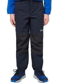 Outdoorhose Jack Wolfskin "RASCAL WINTER PANTS K", M&auml;dchen, Gr. 152, Normalgr&ouml;&szlig;en, blau (night, blau), Obermaterial: 92% Polyamid, 8% sonstige Fasern. Futter: 100% Polyester, Hosen Outdoorhose