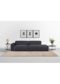 Big-Sofa Trendmanufaktur "Braga, mit hochwertigem Kaltschaum, Megasofa, in Cord erh&auml;ltlich", grau (graphite), B:277cm H:72cm T:107cm, 92% Polyester, 8% Nylon, Sofas, Big-Sofa, modernes Big-Sofa, Couch mit hohem Sitzkomfort, 277/72/107 cm (B/H/T)
