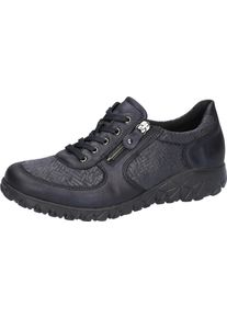 Waldl&auml;ufer Sneaker WALDL&Auml;UFER "HAVY-Soft", Damen, Gr. 8 (42), blau (dunkelblau), Nubukleder, Textil, Schuhe Sneaker, Freizeitschuh, Halbschuh, Schn&uuml;rschuh in Komfortweite H (=sehr weit)