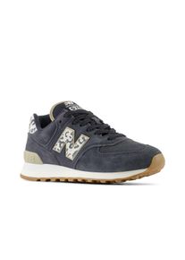 Sneaker New Balance "WL574", Damen, Gr. 41, schwarz-wei&szlig; (anthrazit), Leder, Textil, Schuhe Sneaker