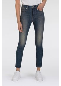 Levi's Skinny-fit-Jeans LEVI'S "721 HIGH RISE SKINNY", Damen, Gr. 31, L&auml;nge 32, cool for real, Denim/Jeans, Obermaterial: 64% Baumwolle, 35% Polyester, 1% Elasthan, skinny fit lang, Jeans Skinny-fit-Jeans, mit hohem Bund
