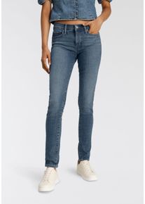 Levi's Slim-fit-Jeans LEVI'S "311 SHAPING SKINNY", Damen, Gr. 26, L&auml;nge 32, blau (mid, blau, denim), Denim/Jeans, Obermaterial: 60% Baumwolle, 23% Viskose, 16% Polyester, 1% Elasthan, skinny fit lang, Jeans Slim-fit-Jeans, im 5-Pocket-Stil, Topseller