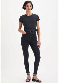 Levi's Skinny-fit-Jeans LEVI'S "Retro High Skinny", Damen, Gr. 31, L&auml;nge 32, schwarz (change of plans), Denim/Jeans, Obermaterial: 85% Baumwolle, 7% Lyocell, 6% Elastomultiester, 2% Elasthan, skinny fit, Jeans Skinny-fit-Jeans