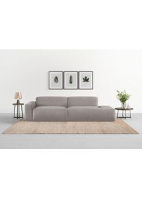 Big-Sofa Trendmanufaktur "Braga, mit hochwertigem Kaltschaum, Megasofa, in Cord erh&auml;ltlich", grau (taupe), B:277cm H:72cm T:107cm, 92% Polyester, 8% Nylon, Sofas, Big-Sofa, modernes Big-Sofa, Couch mit hohem Sitzkomfort, 277/72/107 cm (B/H/T)
