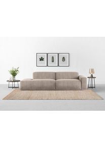 Big-Sofa Trendmanufaktur "Braga, mit hochwertigem Kaltschaum, Megasofa, in Cord erh&auml;ltlich", beige, B:277cm H:72cm T:107cm, 88% Polyester, 12% Polyacrl, Sofas, Big-Sofa, modernes Big-Sofa, Couch mit hohem Sitzkomfort, 277/72/107 cm (B/H/T)
