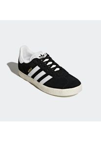Sneaker adidas originals "GAZELLE", M&auml;dchen, Gr. 36,5, schwarz-wei&szlig; (core schwarz, ftwr wei&szlig;, gold metallic), Leder, Synthetik, Schuhe Sneaker, f&uuml;r Kinder und Jugendliche