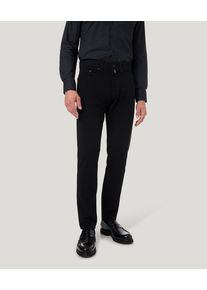 Chinohose Pierre Cardin "Lyon tapered", Herren, Gr. 33, L&auml;nge 34, schwarz, Web, Obermaterial: 61% Polyester, 31% Viskose, 8% Elasthan, gerade, unten schmal lang, Hosen Chinohose, aus der Futureflex Kollektion