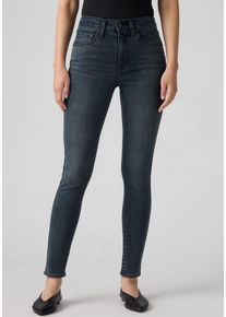 Levi's Skinny-fit-Jeans LEVI'S "721 HIGH RISE SKINNY", Damen, Gr. 27, L&auml;nge 30, exit stage left, Denim/Jeans, Obermaterial: 78% Baumwolle, 21% Polyester, 1% Elasthan, skinny fit lang, Jeans Skinny-fit-Jeans, mit hohem Bund