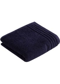Handtuch Vossen "Vienna Style Supersoft", blau (deep water), B:60cm L:110cm, Webfrottier, Baumwolle, Handt&uuml;cher, Handtuch, Supersoft Baumwolle